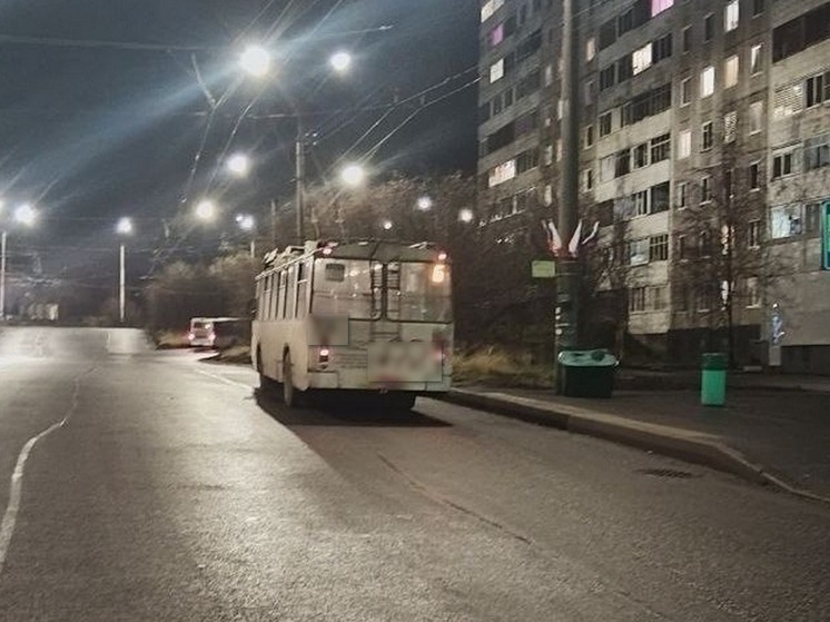 Мурманчанка получила травмы, упав в тормозящем троллейбусе