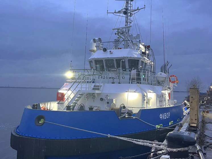 В Архангельске успешно протестировали арктический буксир-спасатель