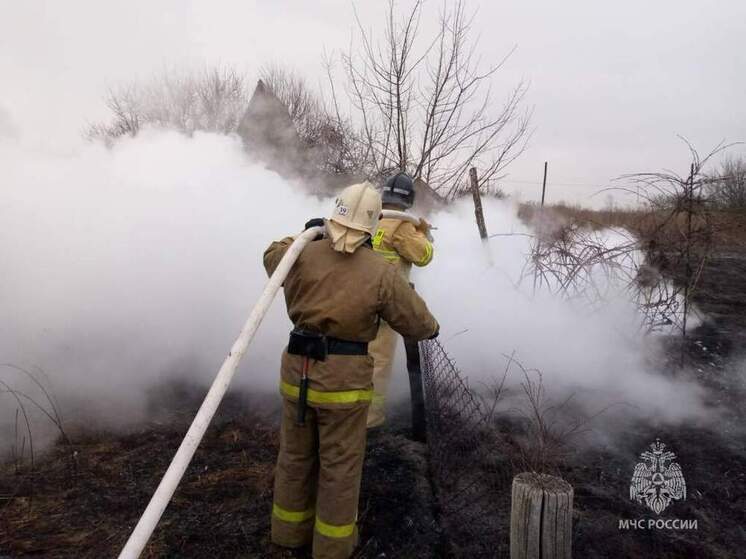 Каждый третий пожар в Курской области тушат добровольцы
