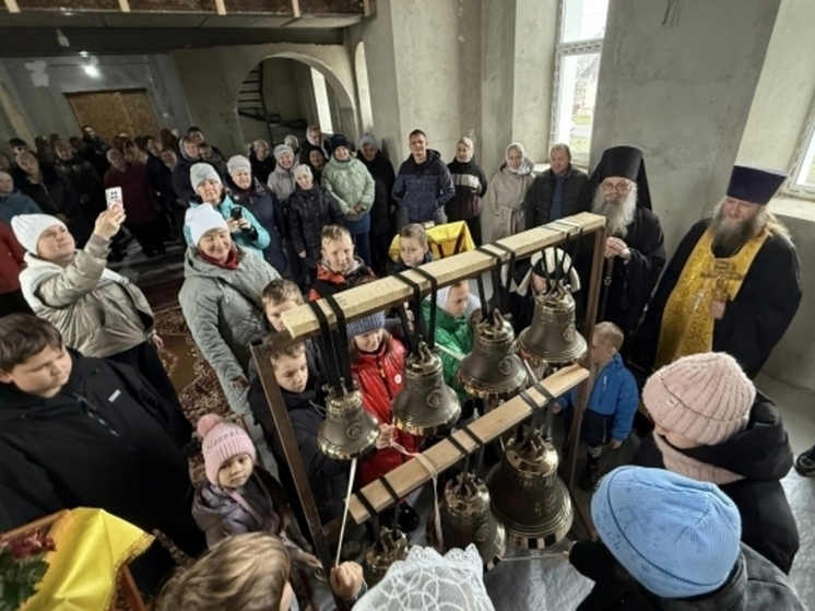 Первый звон Терского: в селе освятили колокола для нового храма