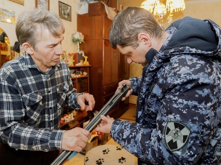 Не все жители Архангельской области правильно хранят оружие дома
