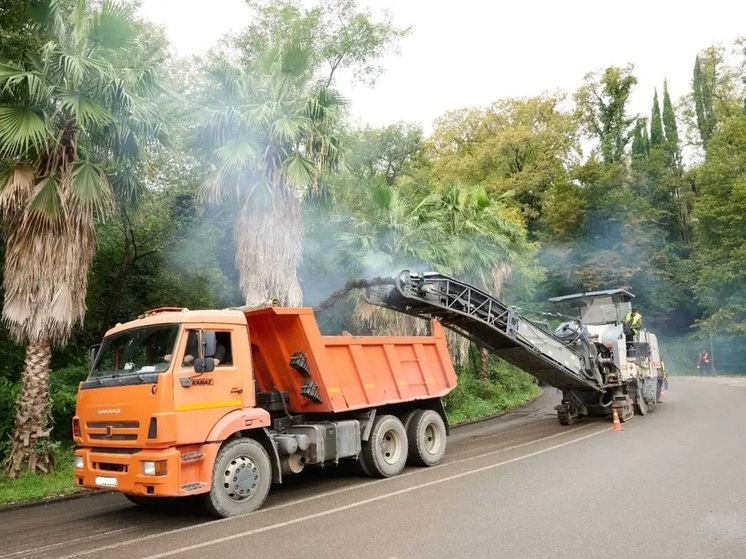 В Сочи начался ремонт Сухумского шоссе