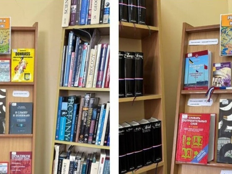 Книжная выставка ко Дню народного единства открылась в Луганской библиотеке им. Горького