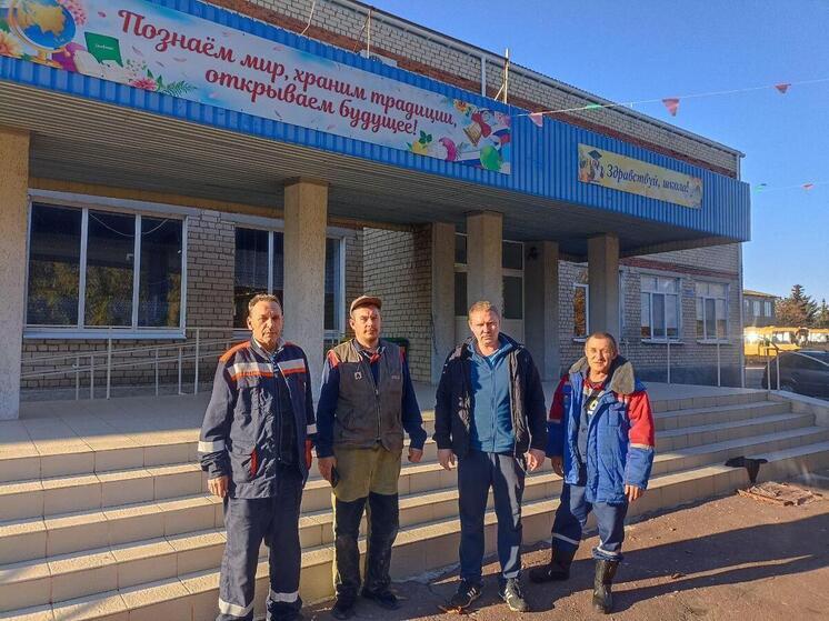 Рязанцы проводят ремонт отопления в детском саду в селе Хлебодаровка