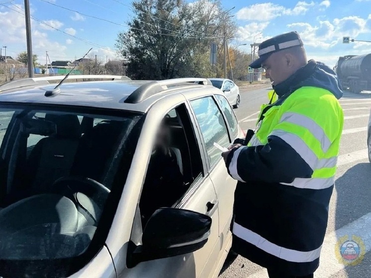 Волгоградские инспекторы выявили нарушителей на Чапурниковском посту ДПС