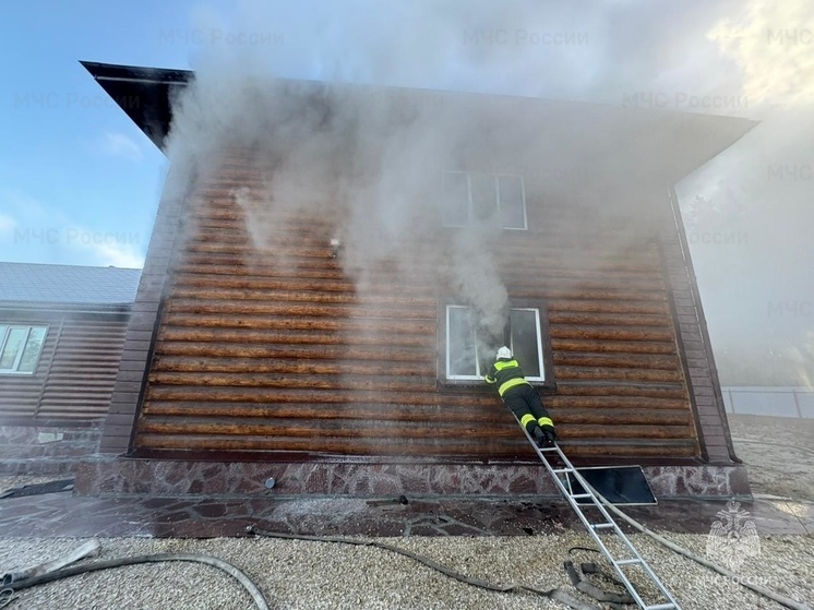 Около Сысерти сгорел частный жилой дом
