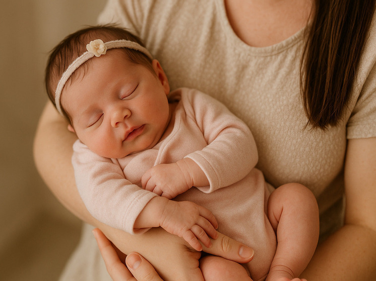 Сотрудники новосибирского ЗАГСа поздравили женщину, ставшую матерью в шестой раз