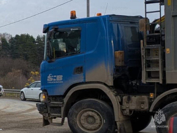 В ДТП с грузовиком под Малоярославцем пострадали два человека