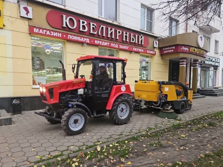 Средства малой механизации будут работать 4 ноября почти на 20 улицах Тулы