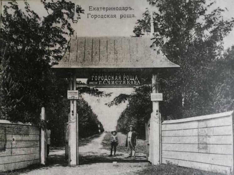 Краснодар отмечает 125 лет со дня принятия решения о создании Чистяковской Рощи