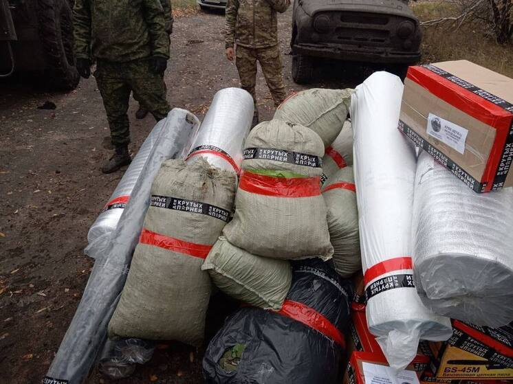 Подарок бойцам доставили из Боровского округа