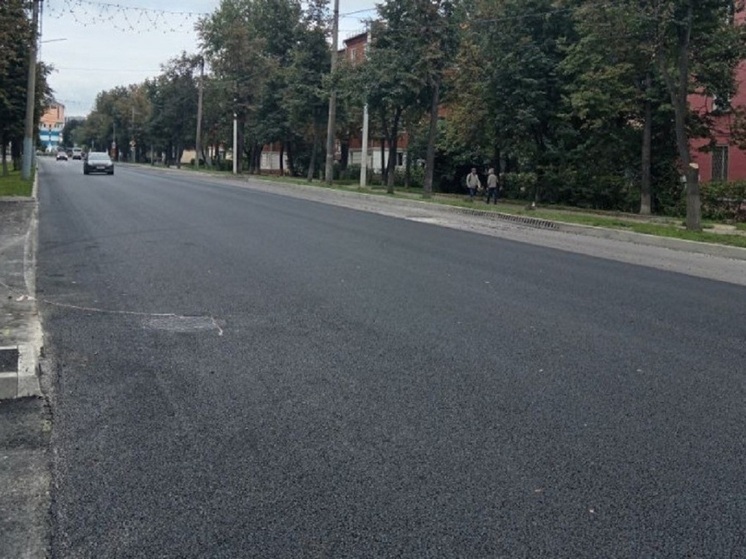 В Туле завершили ремонт улицы Кирова по нацпроекту
