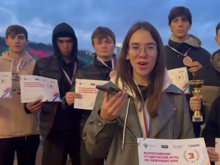 Дагестанская команда стала призером Всероссийских студенческих игр по лазерному бою