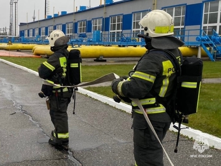 На Валдайском линейном производственном управлении прошли пожарные учения