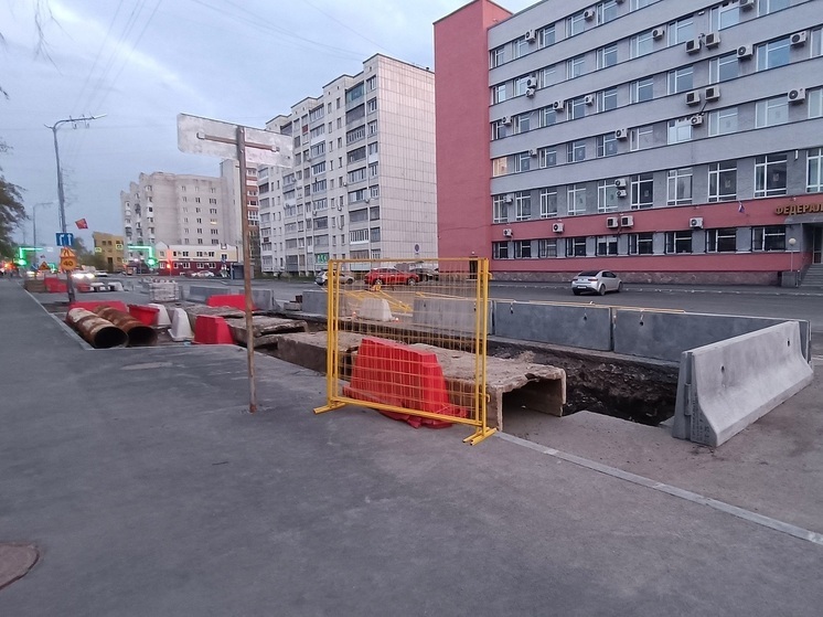 В Кургане перекрывают движение на части улицы Дзержинского