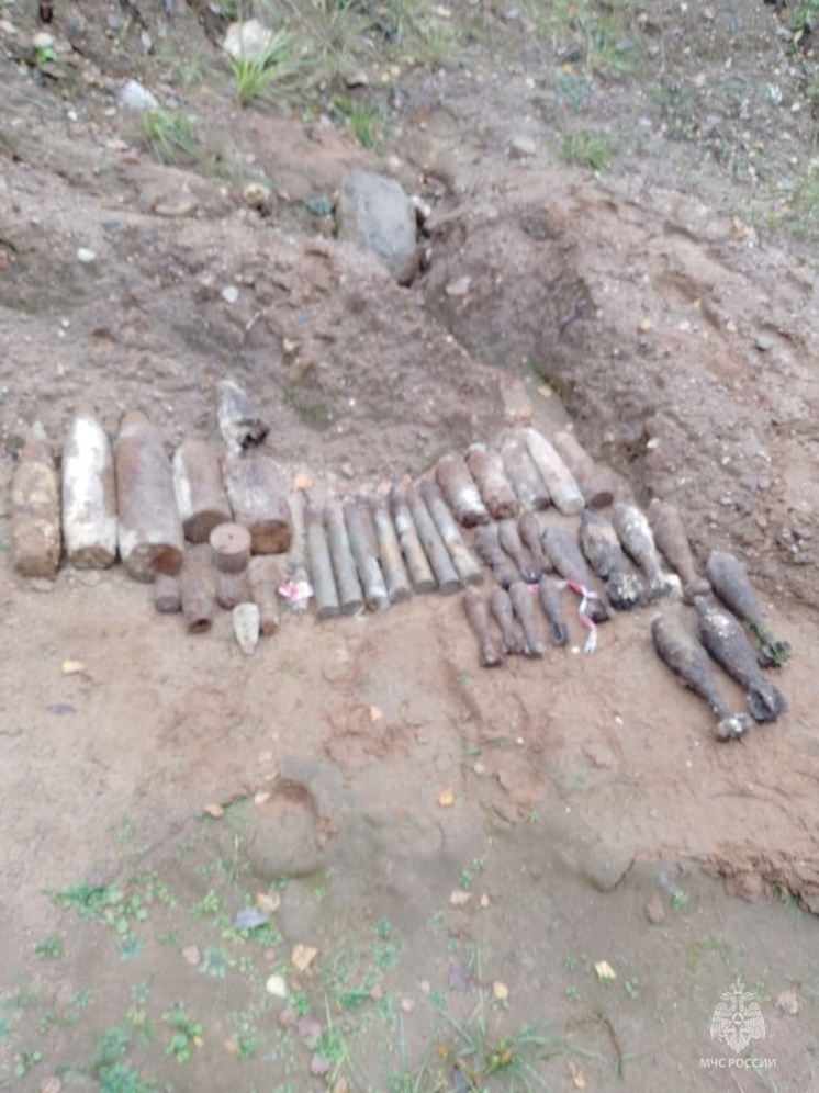 В Юхновском районе нашли мины и гранаты