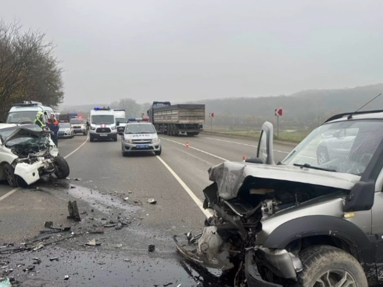 При столкновении двух машин в Крымском районе погиб водитель