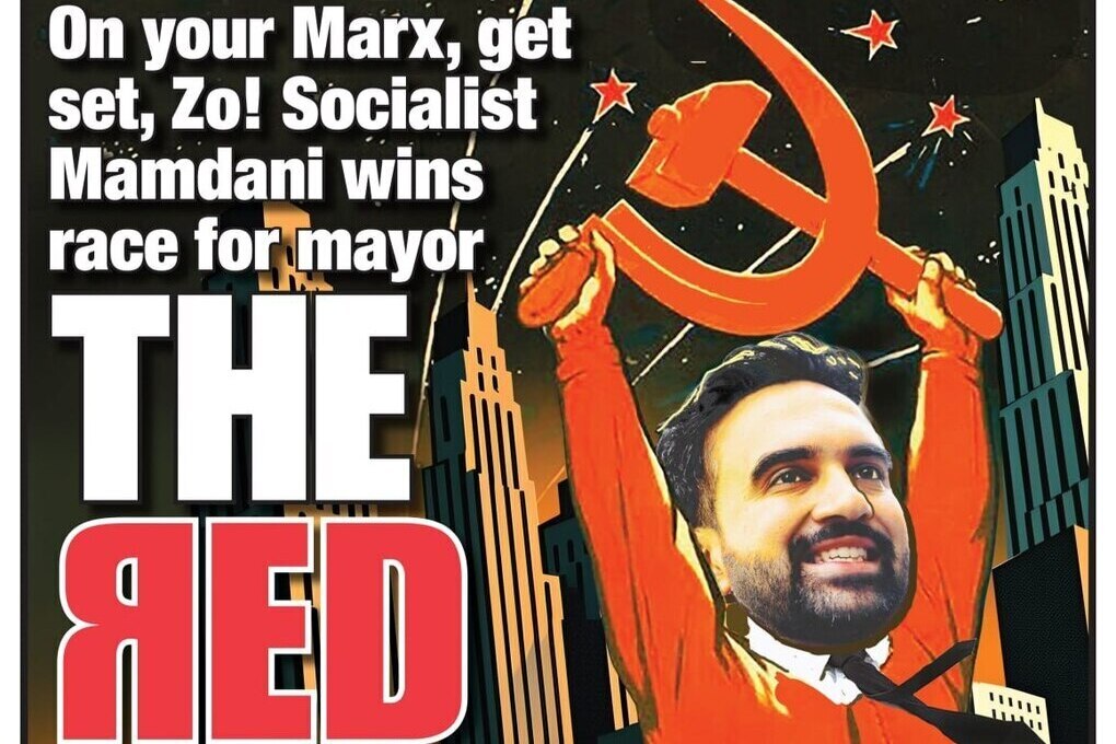 New York Post показала обложку с новым мэром Нью-Йорка и серпом с молотом