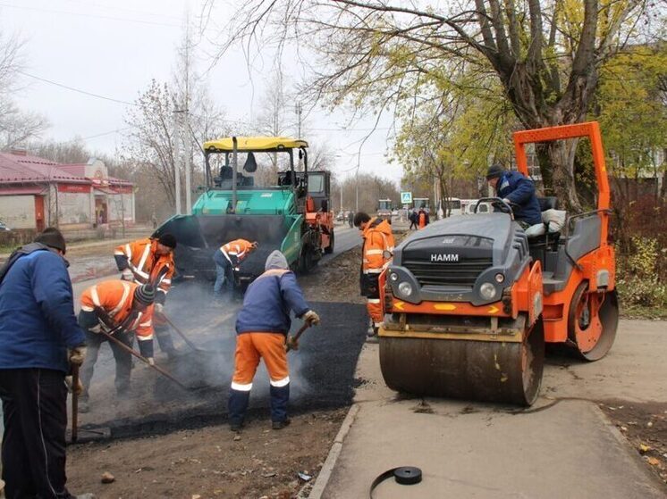В Кинешме завершаются дорожные работы