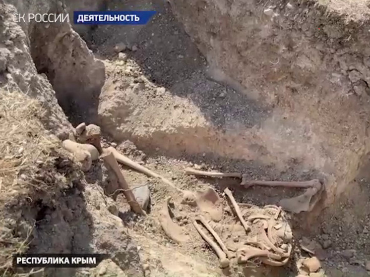 В Бахчисарайском районе нашли останки жертв нацистских казней 1944 года