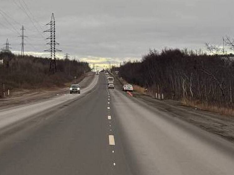 Женщина-водитель улетела в кювет под Североморском