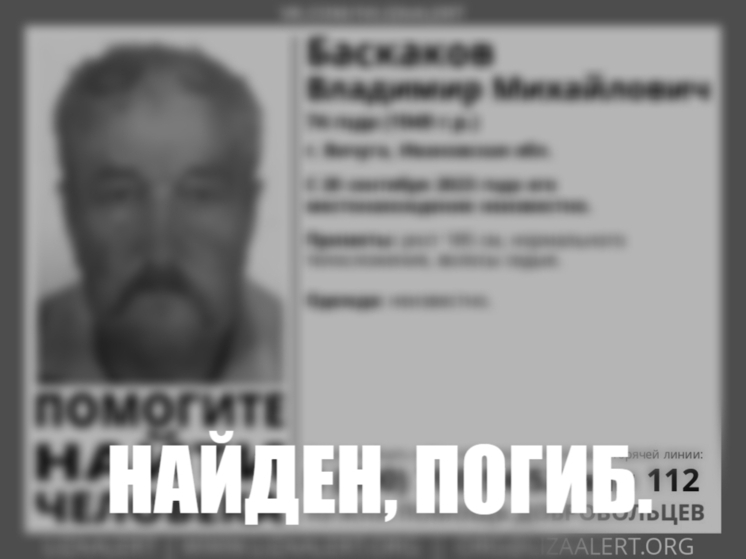 Ивановские поисковики сообщили о гибели пропавшего два года мужчины