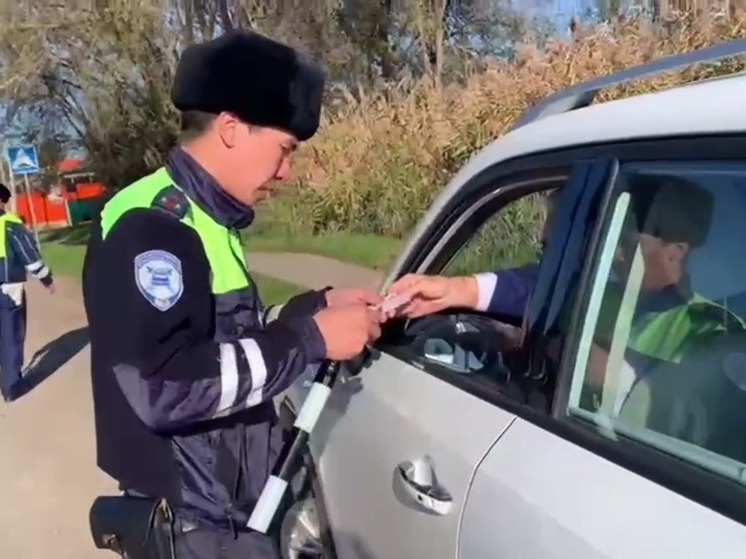 В районах Калмыкии провели массовую проверку водителей