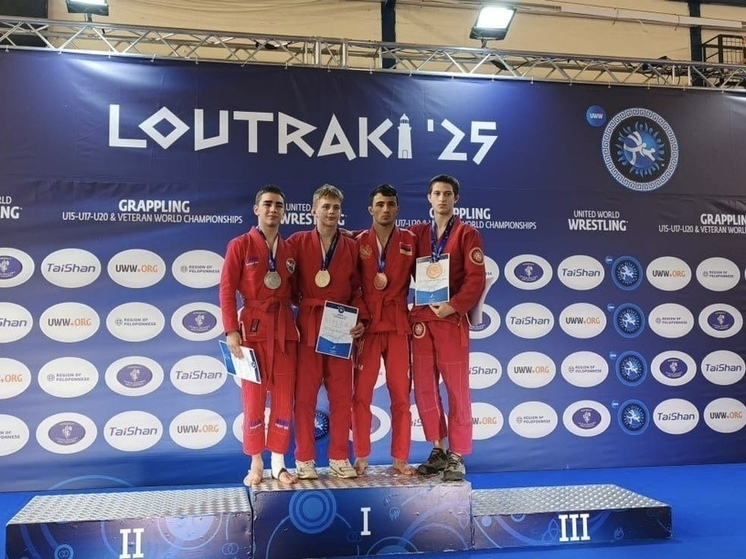 Кубанские борцы завоевали семь медалей на мировом первенстве по грэпплингу