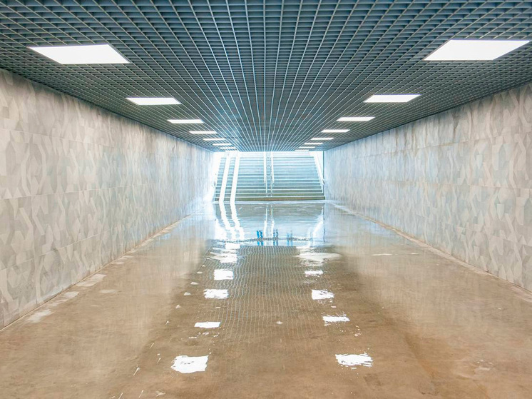 В Липецке открыли обновленный подземный переход на площади Металлургов