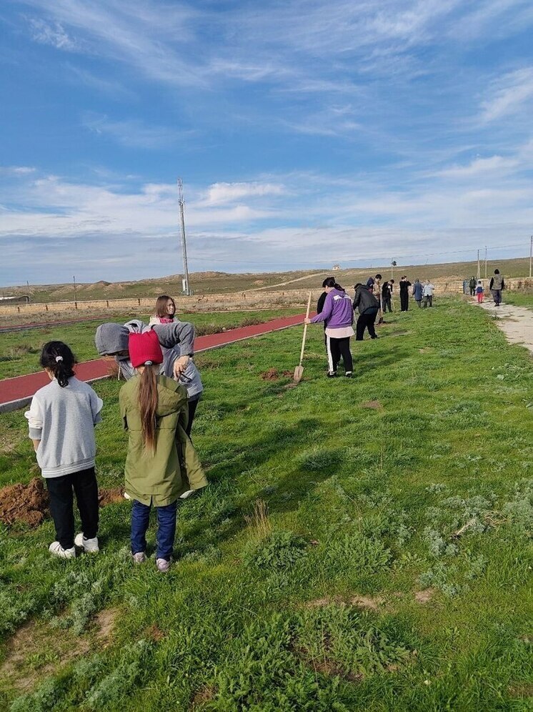 В районе Калмыкии провели санитарный месячник