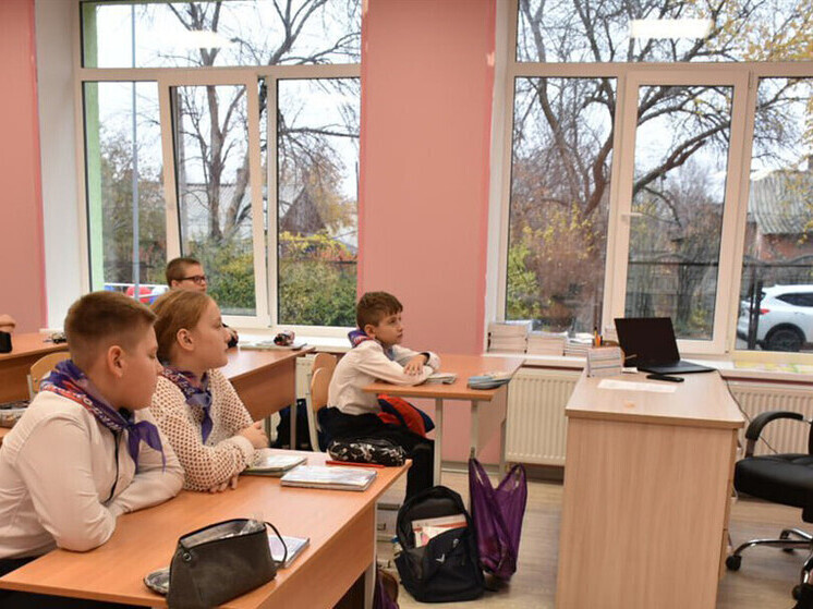 Капитальный ремонт прошел в Белореченской школе в рамках федерального проекта