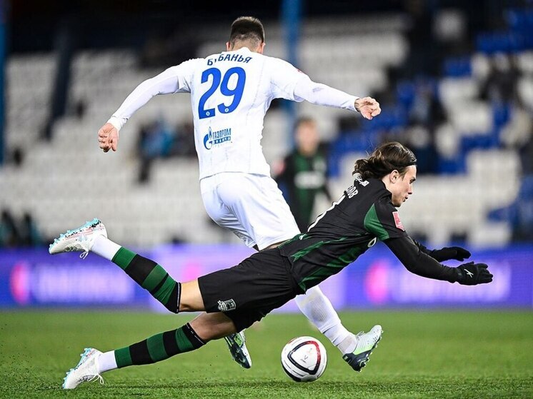 ФК «Краснодар» обыграл «Оренбург» в первом кубковом матче 1/4 финала