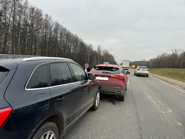 63-летняя автоледи спровоцировала ДТП на федеральной трассе под Орлом