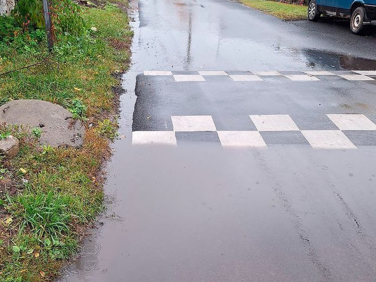 На улице Димитрова липчане столкнулись с проблемой потопа