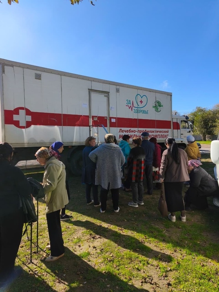 Мобильные бригады Ставропольской краевой больницы обследовали жителей двух сел
