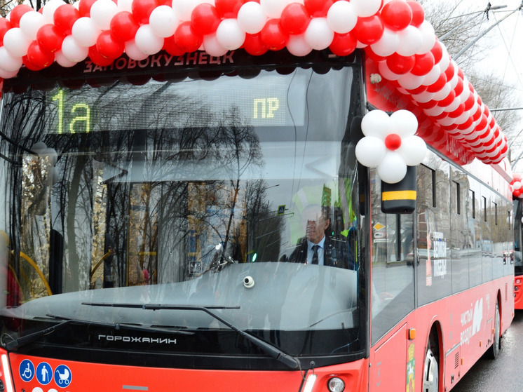 Новый троллейбус запустили в Новокузнецке