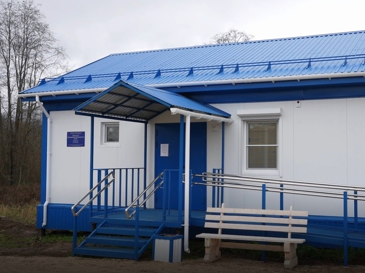 В Хвойнинском округе запустили первый из семи новых ФАПов  