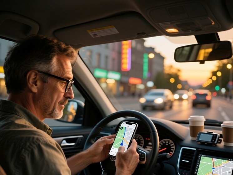 Ивановцы могут получить штраф за настройку навигатора в движении