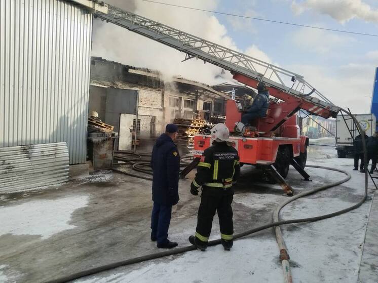 Прокуратура взяла на контроль тушение пожара в производственном цехе в Бердске НСО