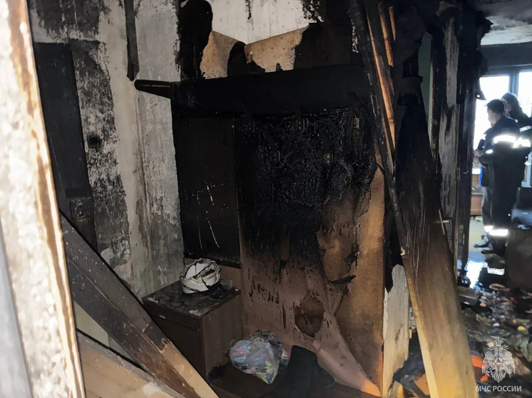 В Гатчине пожар вспыхнул из-за оставленного на зарядке телефона