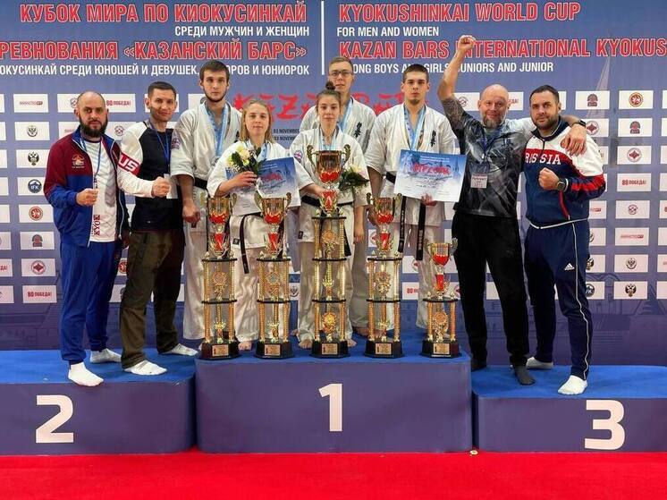Томские киокусинкайцы завоевали медали на международных турнирах в Казани