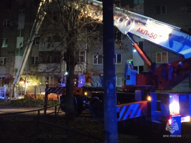 С пожара на Егорова во Владимире эвакуировали 15 человек