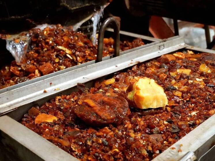 В Калининградской области добились рекордной добычи янтаря