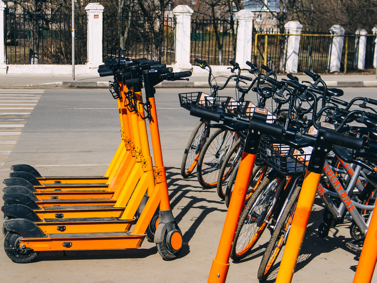 Власти Рязани не смогли назвать сроки закрытия сезона проката самокатов