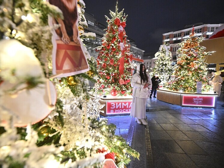 Большинство жителей Москвы отметили привлекательность новогоднего оформления города — исследование