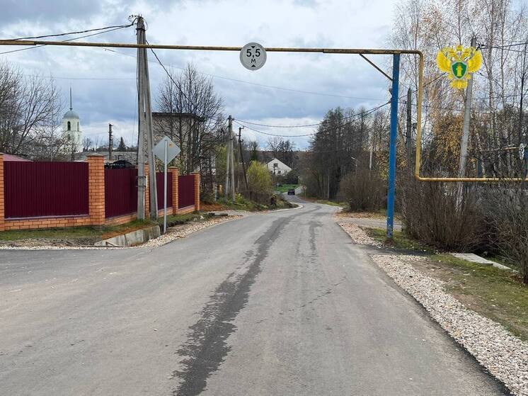 В Думиничах оборудовали водоотвод вдоль дороги