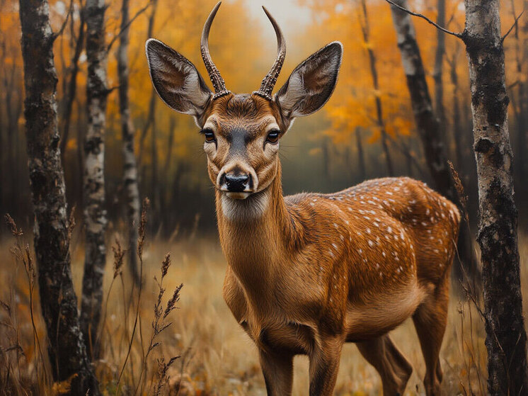 Косуля заблудилась на улицах в приморском городе