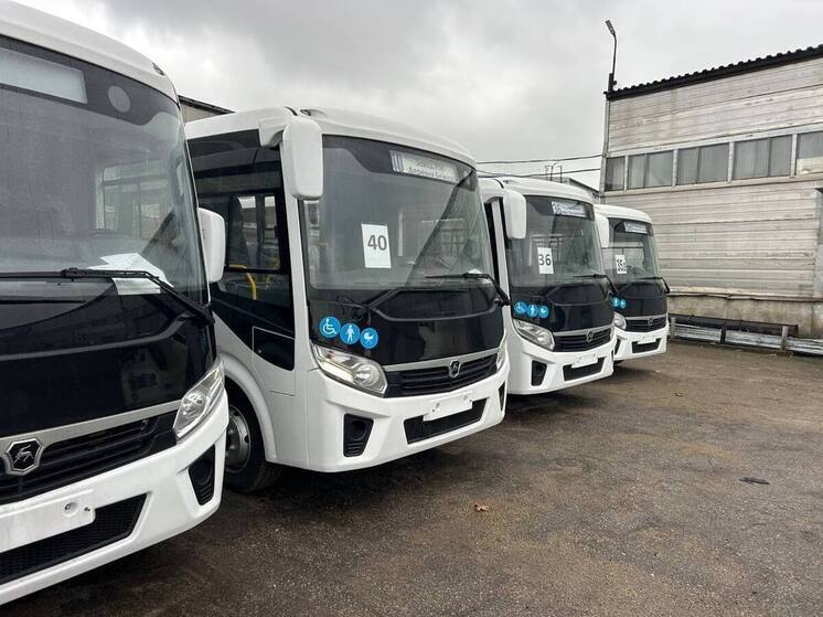 В Тулу поступили 20 новых автобусов для городских маршрутов