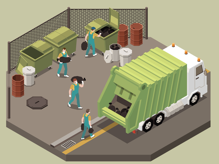 В Тамбове идёт плановая замена и ремонт старых контейнерных площадок