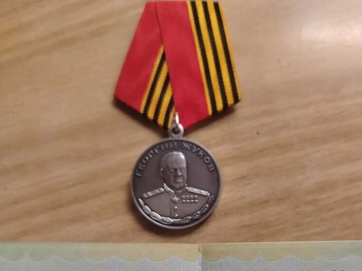 Житель Новоалександровского округа награжден медалью Жукова за отвагу в зоне СВО